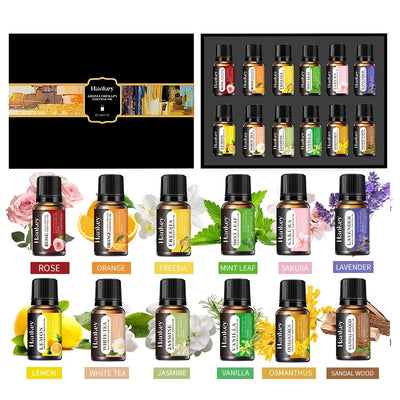 Aromatherapy Essential Oil Gift Set | Water-Soluble | 15-Day Fragrance