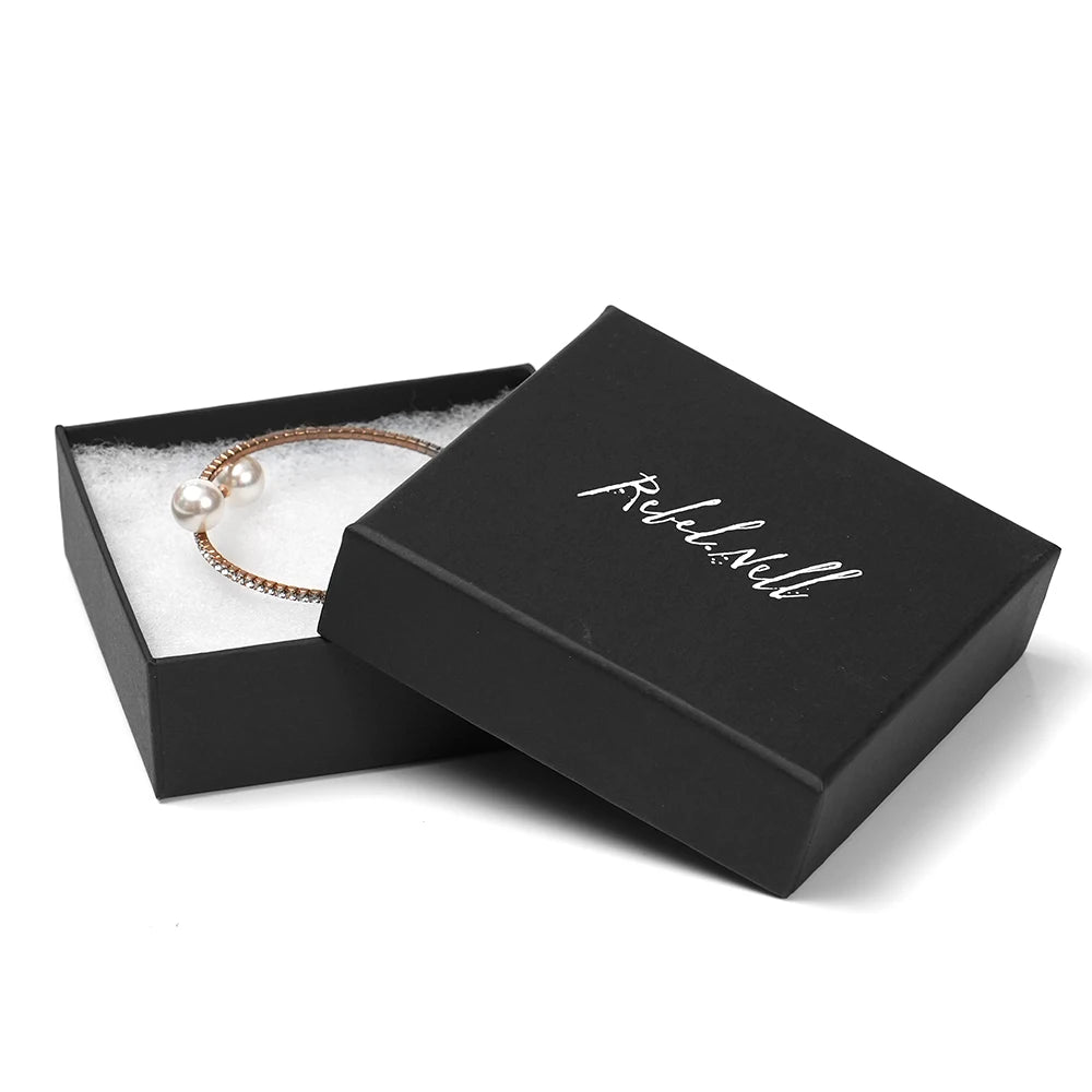 Custom Jewelry Packaging Boxes with Logo — Eco-Friendly Drawer & Magnetic Closure