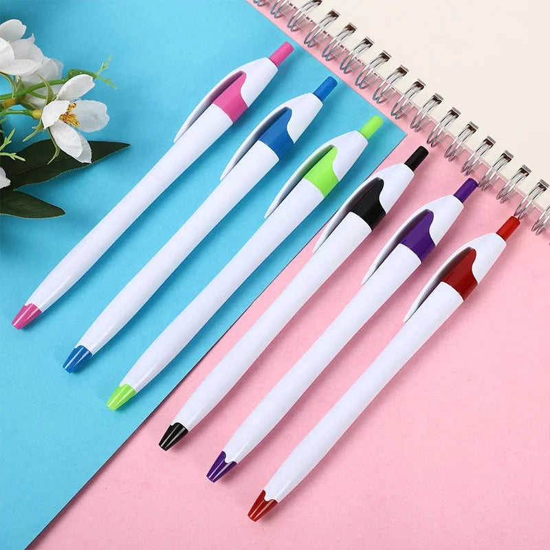Custom Promotional Pens: 50 MOQ, 10-Day Lead, EN71/REACH | 1.0mm Ballpoint with Logo