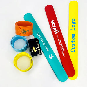 Custom Slap Bracelets with Logo | Bulk Wholesale PVC