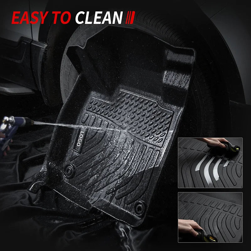 Kia Optima Custom-Fit 3D All-Weather TPE Floor Mats (2016-2020)