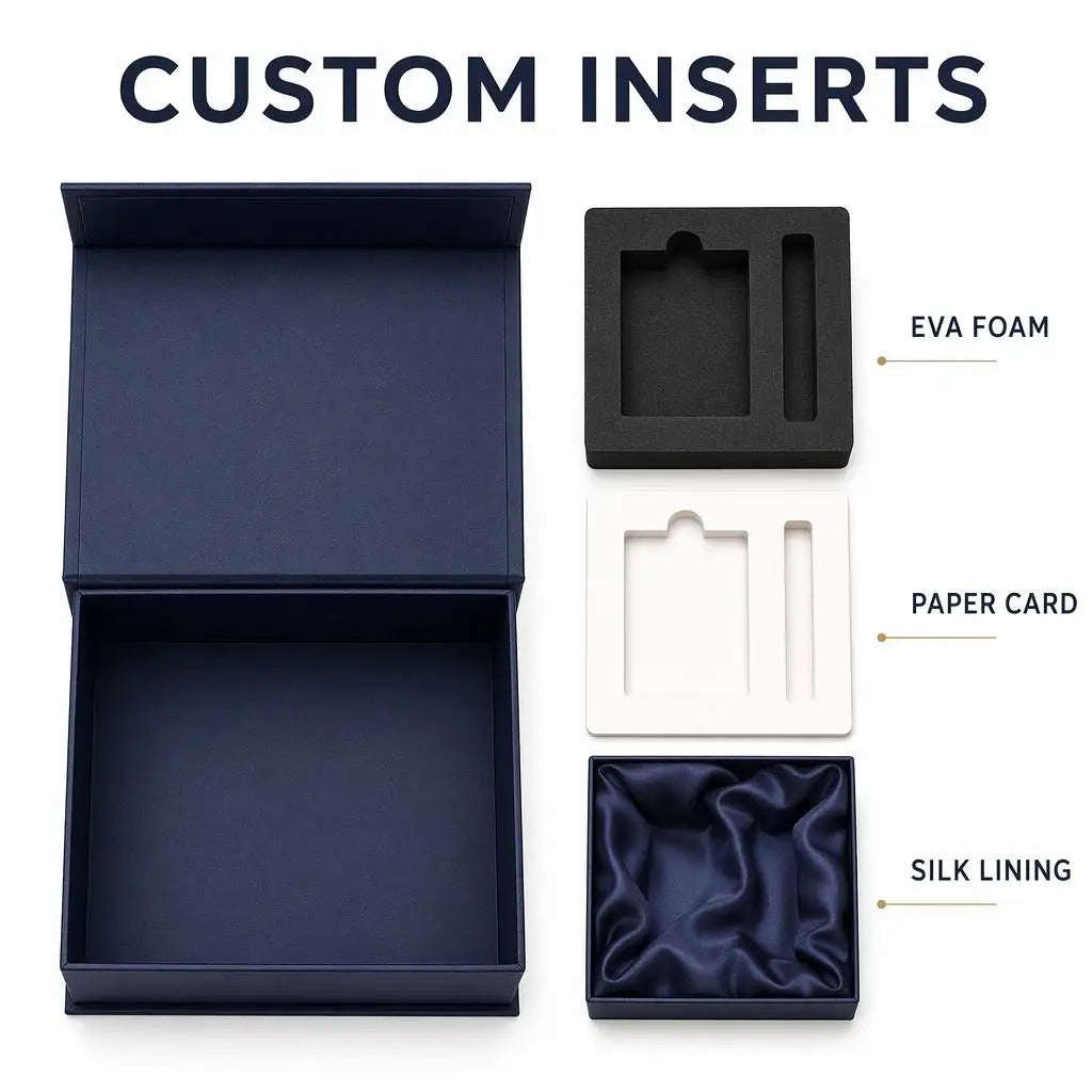 Magnetic Rigid Box with Organized Compartments | Bulk 1,000 Pcs