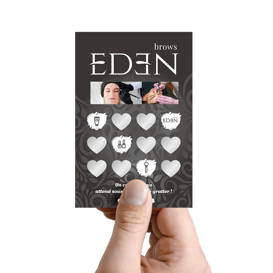 Custom Variable Data Scratch Cards 30M/Month | Full Color Digital Printing, Eco-Friendly Cardboard