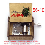 Wooden Hand-Cranked Music Box | Howl's Moving Castle | 10 MOQ | Custom
