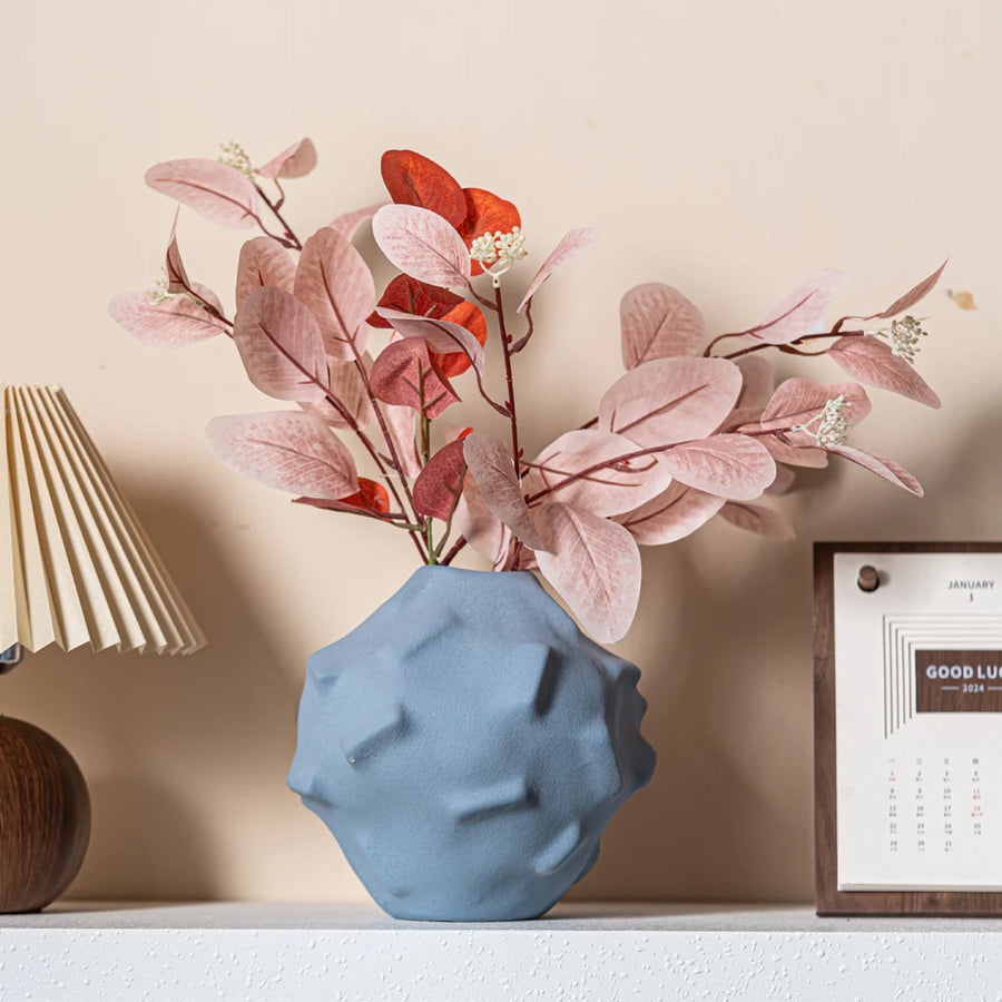 Custom Nordic Matte Ceramic Vase | 300 MOQ for Luxury Home Decor
