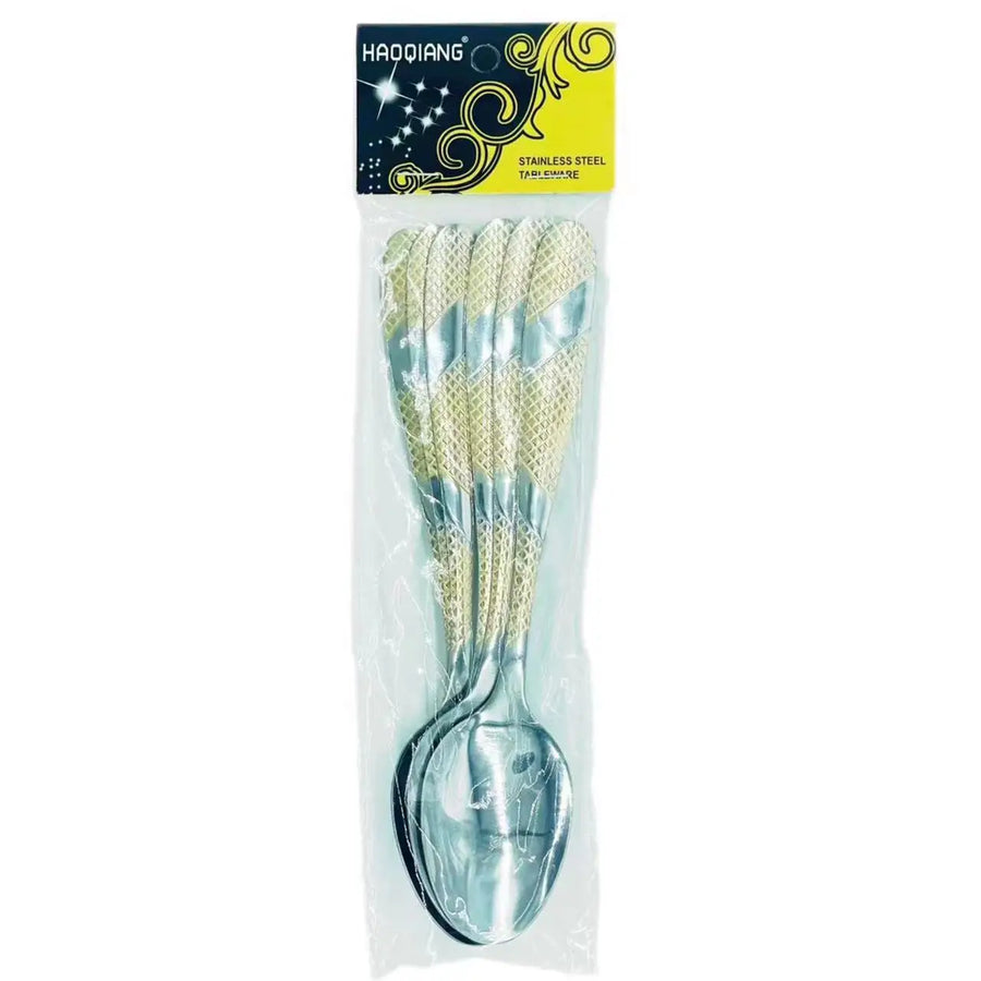6-Piece Stainless Steel Flatware Set | Mirror Polish | 50 MOQ | Custom
