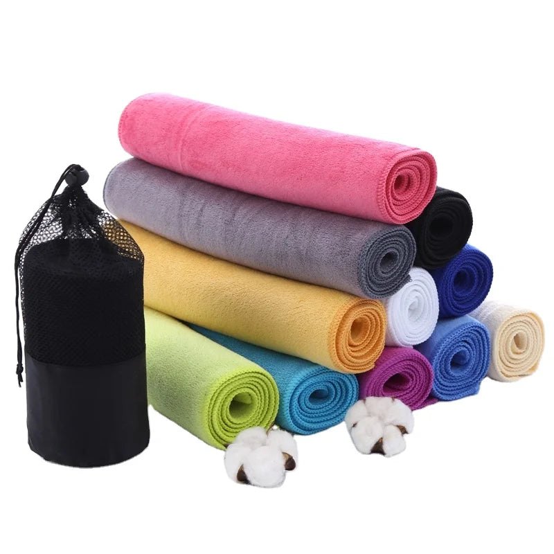 Microfiber Sports Towel | 80/20 Blend | Quick-Dry | Custom Logo | 50 MOQ | Fitness