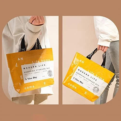 Custom PP Woven Tote Bag with Logo | 1,000 MOQ | Waterproof