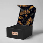 Custom Rigid Magnetic Box with Matte Black Finish | Luxury Packaging OEM Wholesale