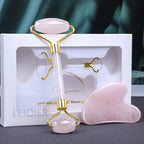 Custom Jade Gua Sha Set 100% Natural | Logo Printing | Spa Wellness