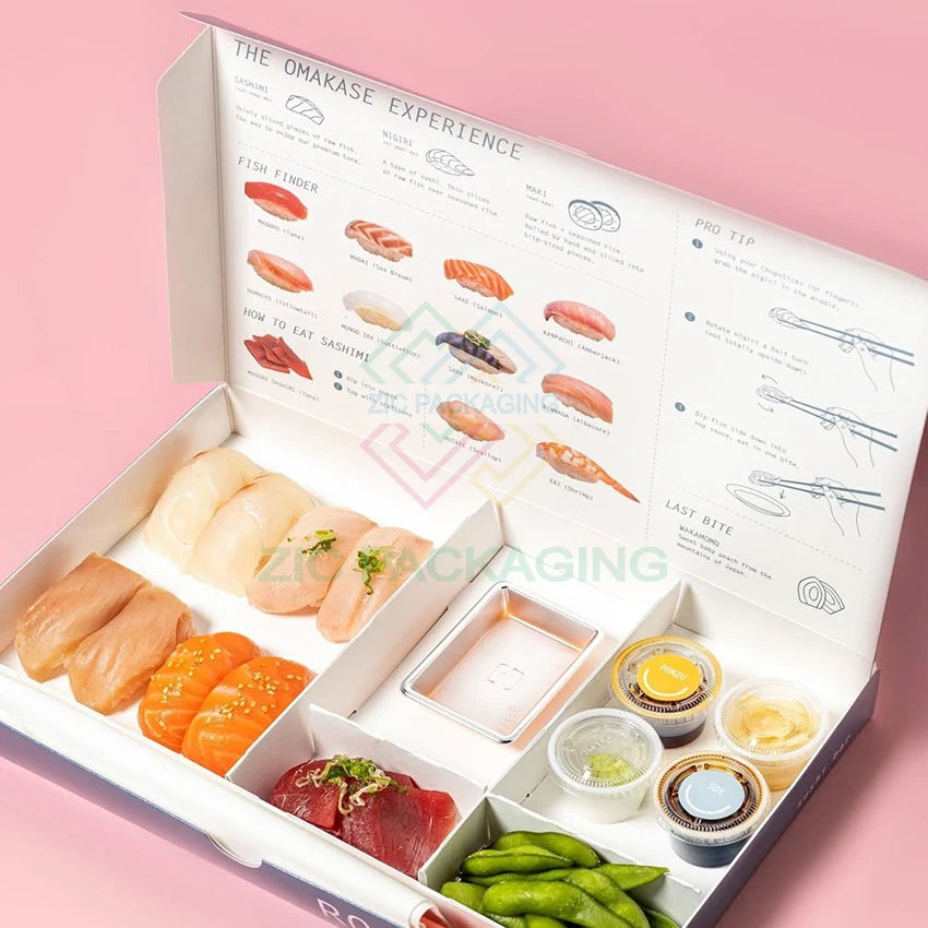 Custom Sushi Bento Box | Biodegradable Takeout Container