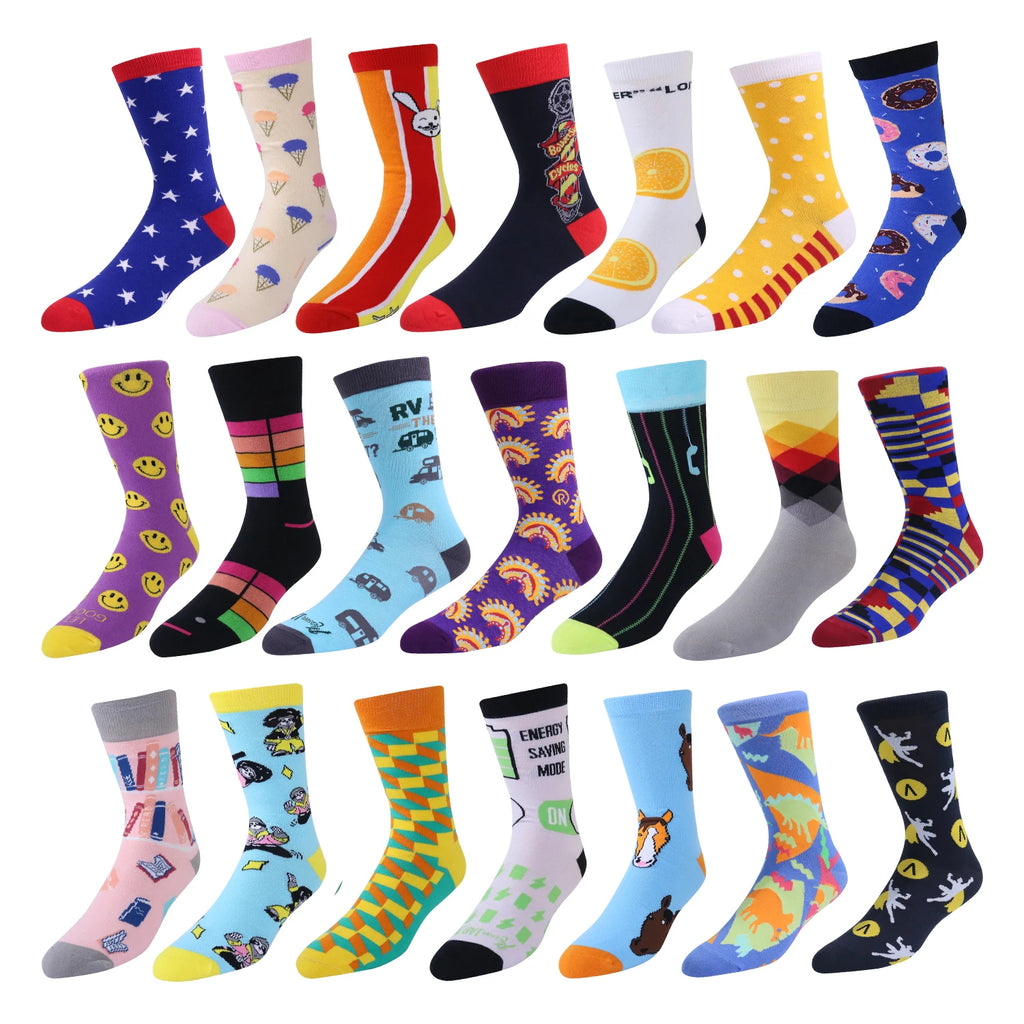 Custom 100% Cotton Crew Socks | Sublimation Printing | 50 Pairs MOQ | Bulk Corporate Gifts