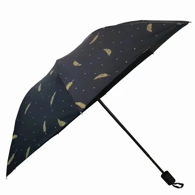 Custom 190T Pongee Umbrella with Logo | 100 MOQ Fully Automatic