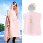 Custom Synthetic Anti-Odor Beach Changing Robe Poncho