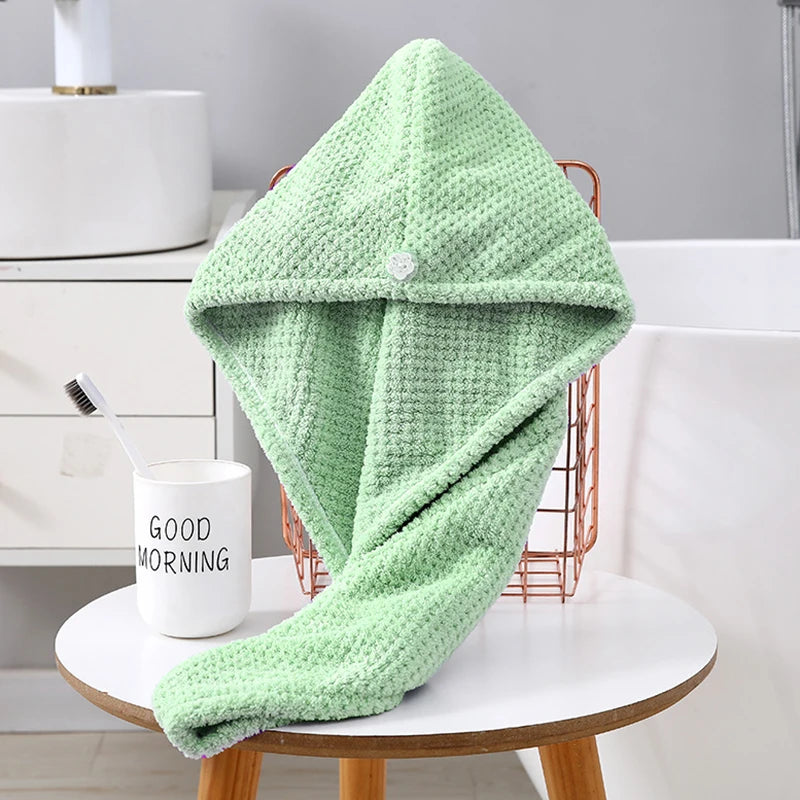 Microfiber Hair Towel 25x65cm | Fast Drying Turban Wrap | Bulk Custom Logo