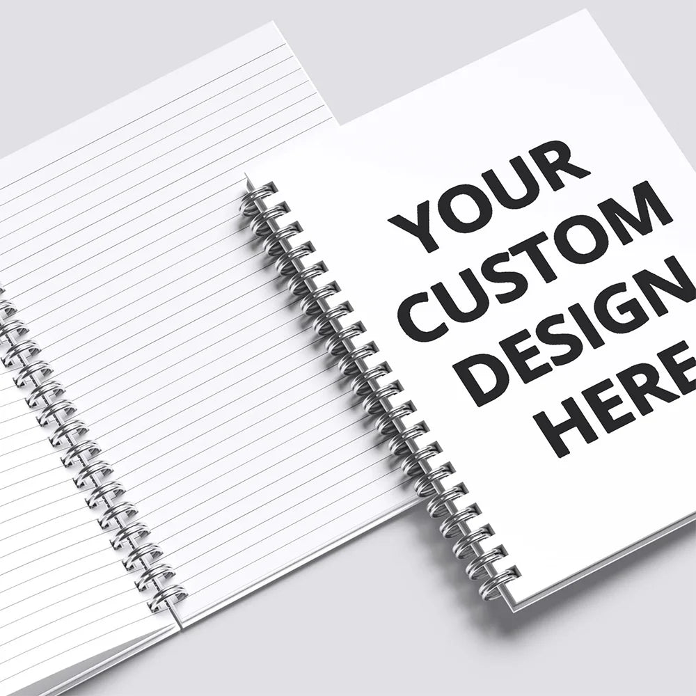 Custom Spiral Notebook | 100g Paper | 50-Piece MOQ | FSC Certified