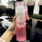 Custom Glass Water Bottles 1 MOQ | 480ml Color Changing Promotional Gift