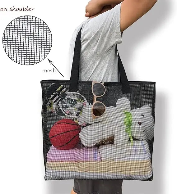 Custom Nylon Mesh Bag with Logo | Bulk MOQ 500