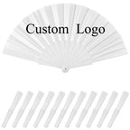 Custom Printed Hand Fans with Logo – 100 MOQ, 7-12 Day Lead
