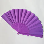 Hot Sale Custom logo Folding Hand Fans 13 Inch Large Folding Bamboo Hand Fan for Wedding