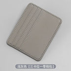 Custom Slim PU Leather Cardholder – Personalized Credit Card Holder With Logo Printing
