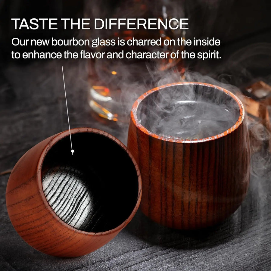Custom Whiskey Glass Set 10oz | Laser Engraving | 100 MOQ | Gift Box