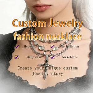 Custom Stainless Steel Necklace | Nickel-Free | OEM/ODM | MOQ 50