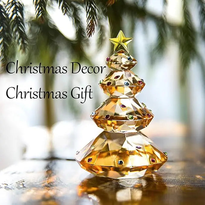 Custom Crystal Christmas Tree Trophies with Logo Wholesale | MOQ 20