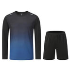 Custom Men's 2-Piece Polyester Tracksuit: Screen Print Logo, Quick-Dry, Gym & Running Activewear