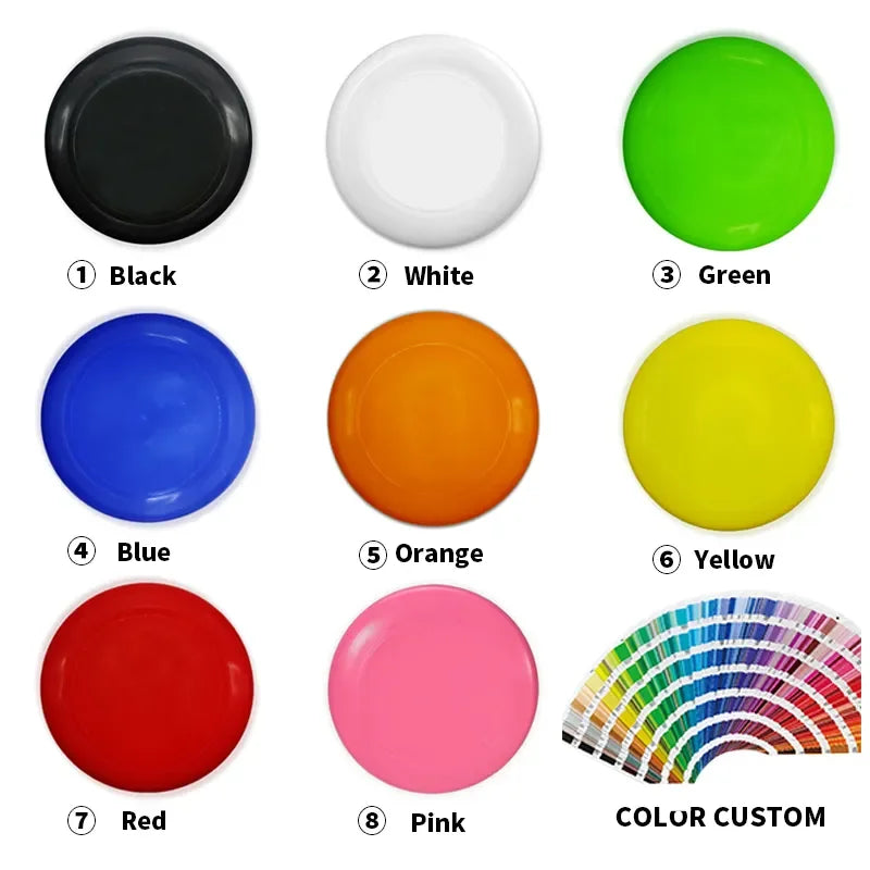 Custom Printed PP Plastic Flying Disc for Summer Games | MOQ 500