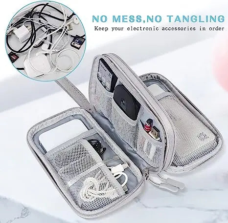 Custom Travel Cable Organizer Pouch with Logo | MOQ 10 Pcs