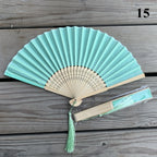 Custom Bamboo Hand Fans with Logo – 100 MOQ, 7-Day Lead
