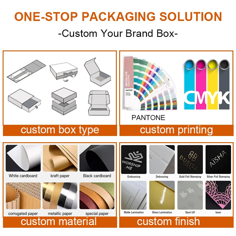 Custom Rigid Magnetic Gift Box | Satin Lining | 500 MOQ | 14-Day Lead