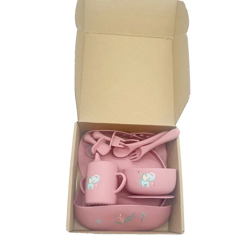 BPA-Free Silicone Feeding Set | MOQ 20 | 7-Day Lead