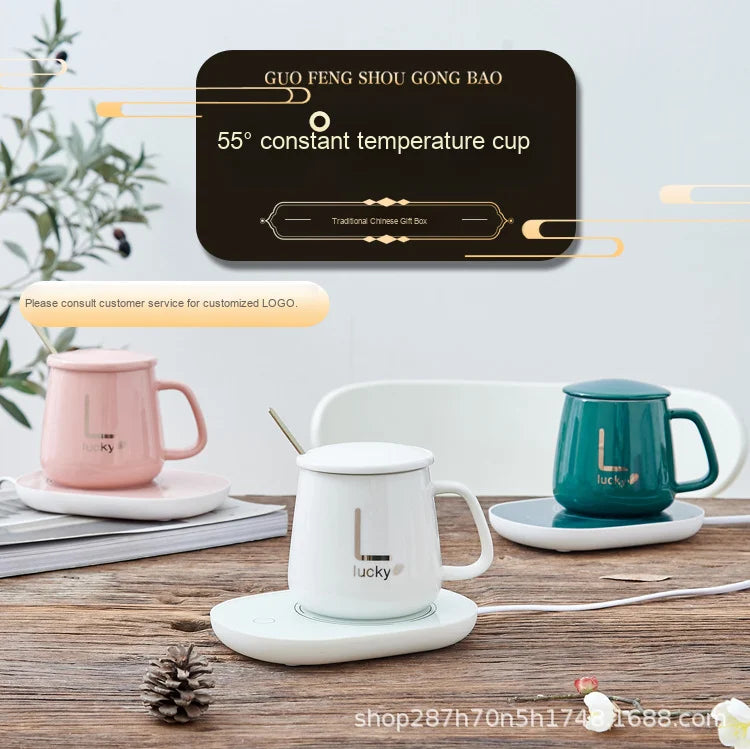 Custom Ceramic Mugs: 40 MOQ, 7-Day Lead, BPA-Free | 301-400ml Drinkware with Lid & Gift Box