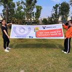 Custom Outdoor Flags: 1 MOQ, 3-Day Lead, 65-250gsm Polyester | Advertising Banners with Grommets