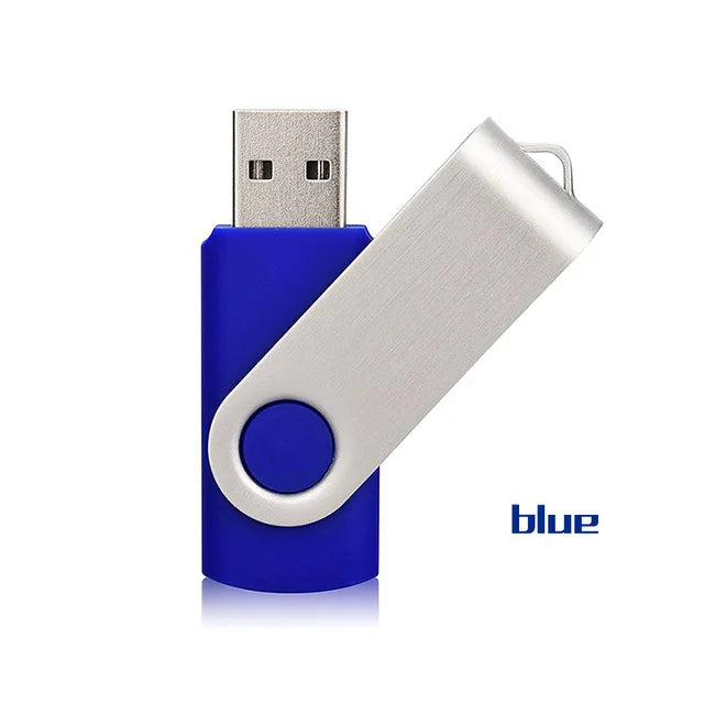 Custom USB Drive 4GB-128GB | 100 Pcs MOQ Swivel Promotional Flash Drive