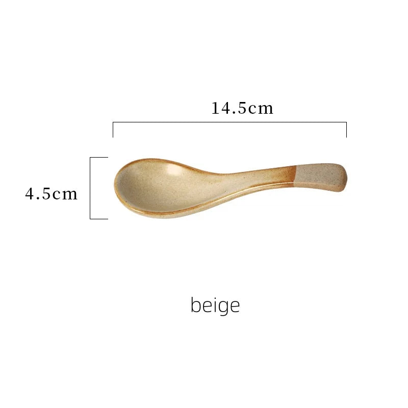 Custom Porcelain Spoons: 30mL, 3mm, BSCI/FDA | Japandi Tableware for Restaurants & Hotels