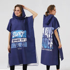 Custom Synthetic Anti-Odor Beach Changing Robe Poncho