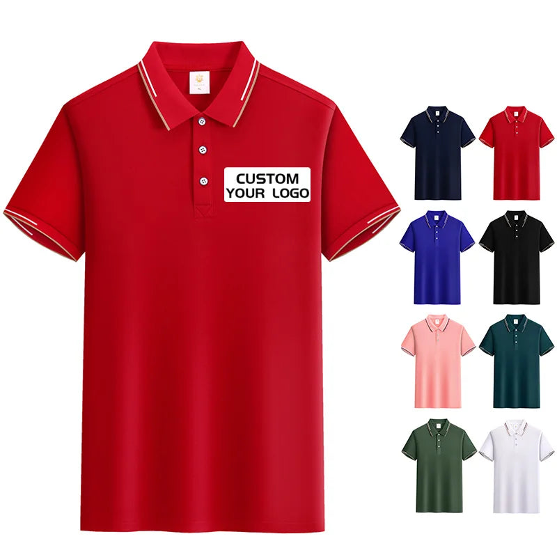 Custom Polo T-Shirts for Uniforms & Teams (Logo Ready)