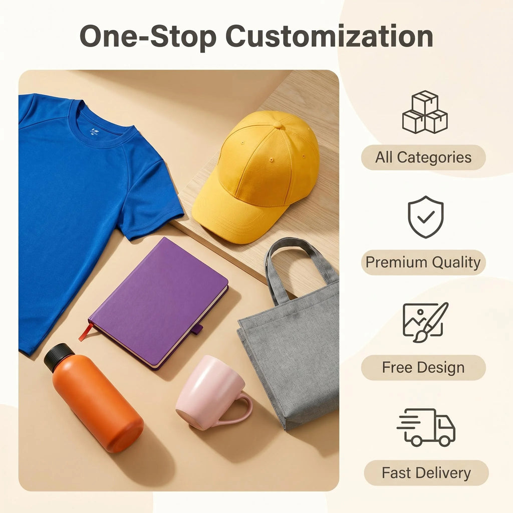 Custom Corporate Gift Set | 10 Pcs MOQ UV Printing Promotional Giveaway