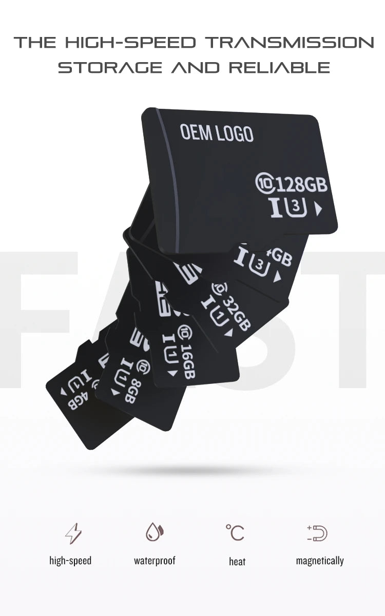 Custom OEM Logo TF Memory Card 128GB | Class10 MP3