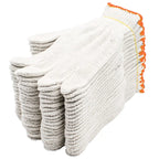 Custom Cotton Work Gloves with Logo | Bleached White Wholesale