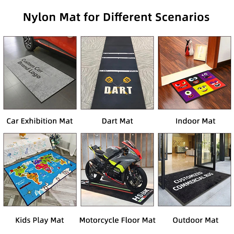 Custom Printed Door Mats with Logo Wholesale | MOQ 50