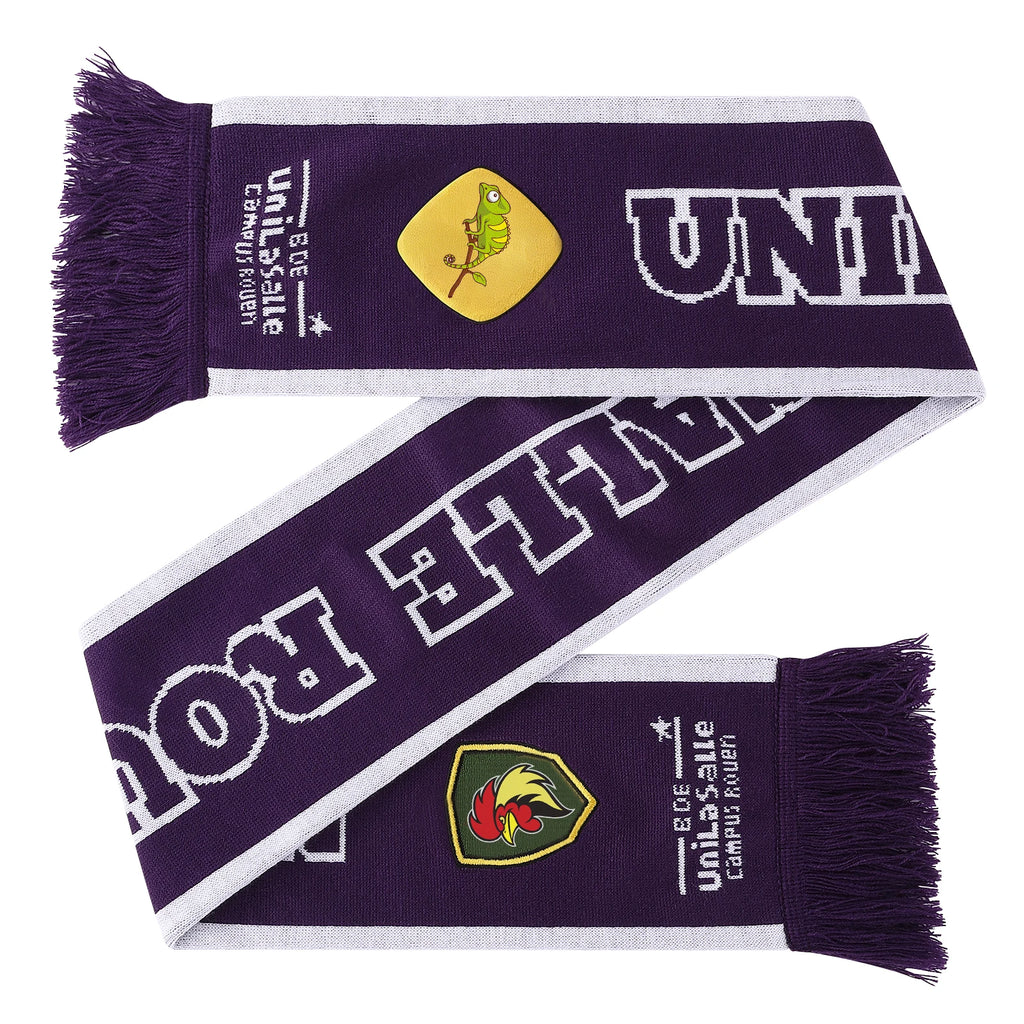 Custom Jacquard Fan Scarves | 100-Piece MOQ & 15-Day Lead Time | Team Logo & Slogan | Sports