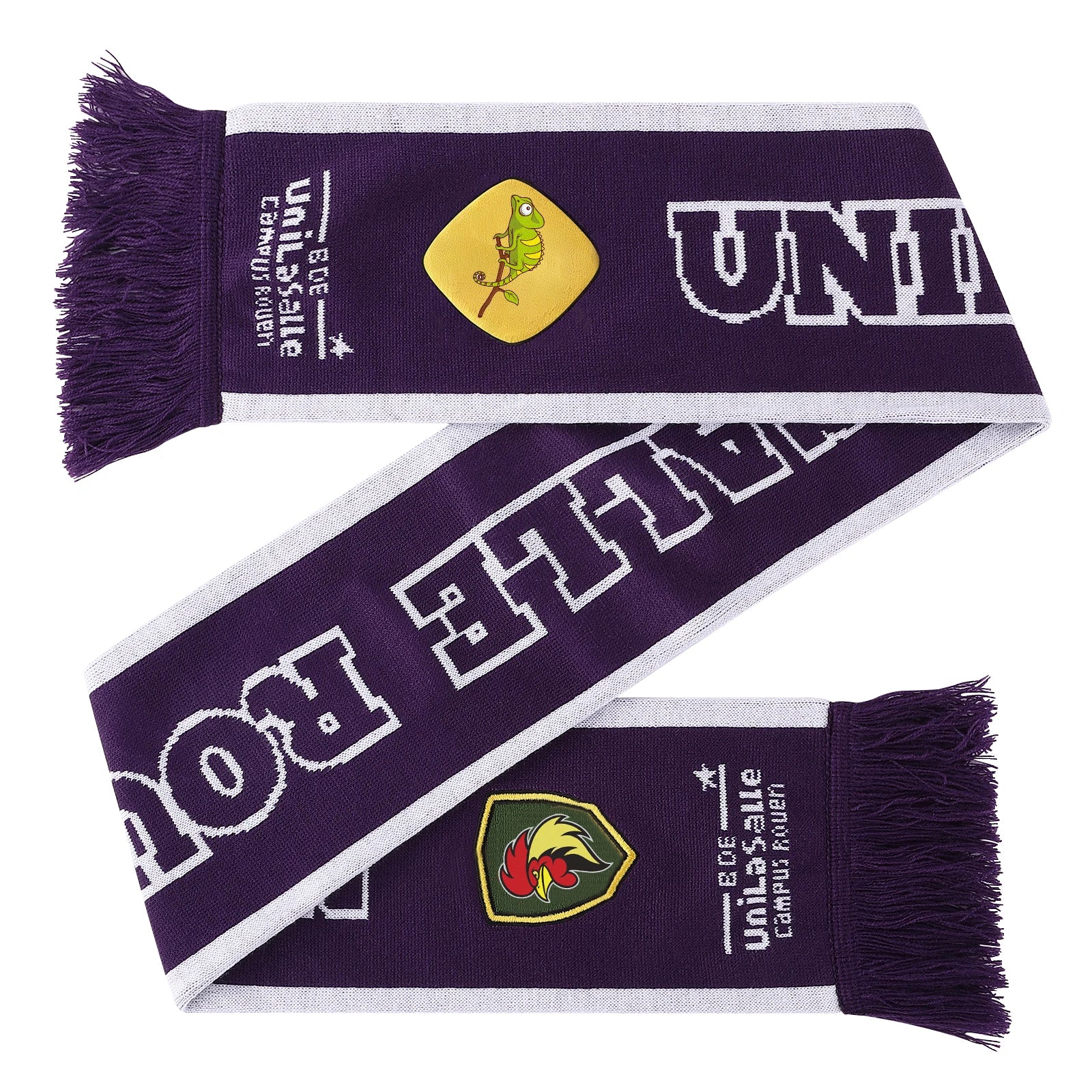 Custom Jacquard Fan Scarves | 100-Piece MOQ & 15-Day Lead Time | Team Logo & Slogan | Sports