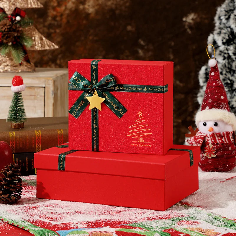 Christmas Gift Boxes 500 pcs | Embossed Recycled