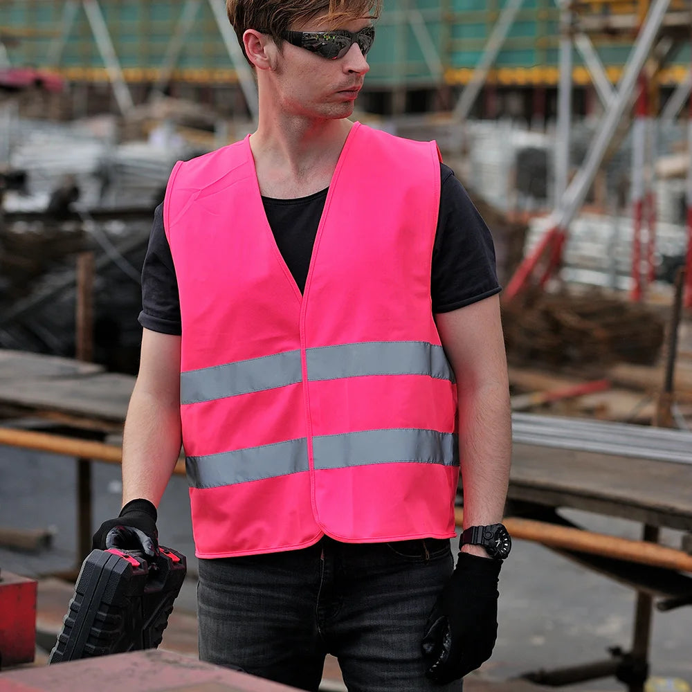 Custom Safety Vest CE EN20471 120gsm Reflective Vest with Logo Customization