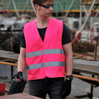 Custom Safety Vest CE EN20471 120gsm Reflective Vest with Logo Customization