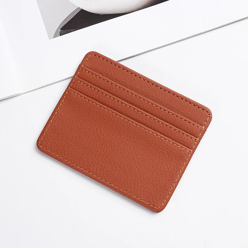 Custom PU Leather RFID Wallet | Soft Cow Pebble Credit Card Holder for Men Women | Bulk Corporate Gifts
